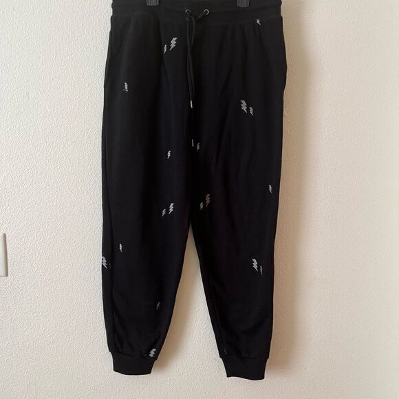 Honey Dew lightning bolt print sweatpants M - Picture 2 of 8
